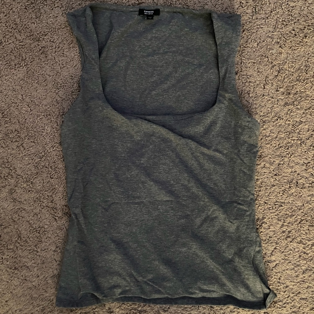Express Gray Tank Top